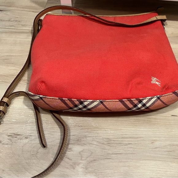 BURBERRY BLUE LABEL - Shoulder Cross Bag Canvas and Leather - Pink - Picture 3 of 11
